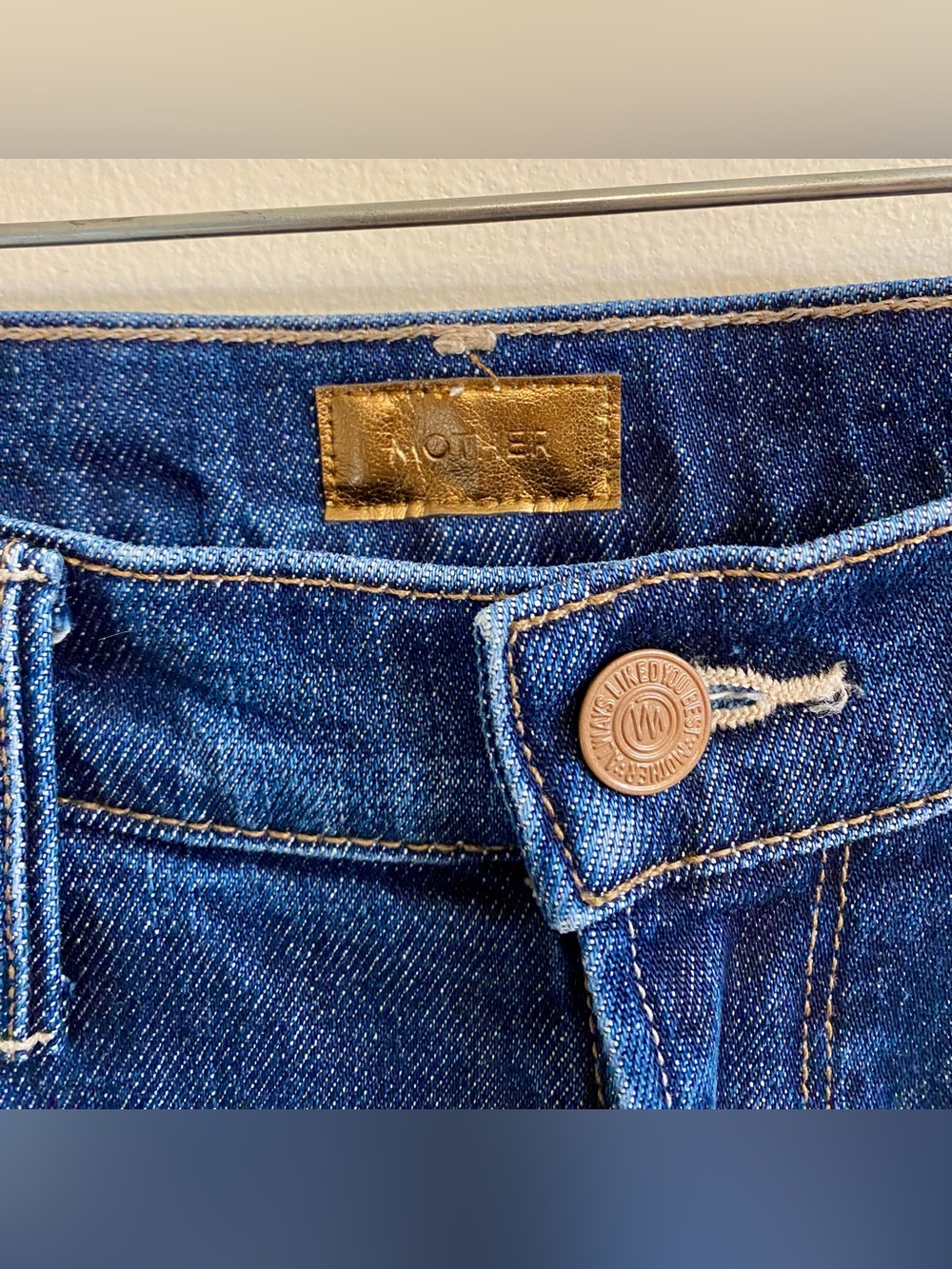 Mother The Twister Flood Clothing Optional Dark Wash Wide Leg Jeans Sz 23 - Picture 6 of 15